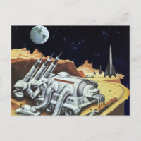 Vintage Science Fiction, Space Station on the Moon
