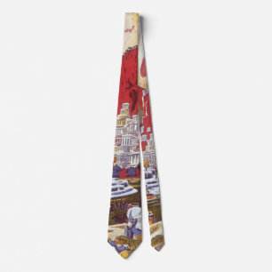 Vintage Science Fiction, the Lost City of Atlantis Tie