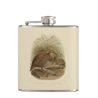 Vintage Science NZ Birds - Weka Hip Flask