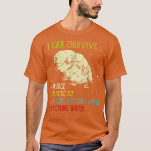 Vintage Science Tardigrade Gift Microbiology Water T-Shirt