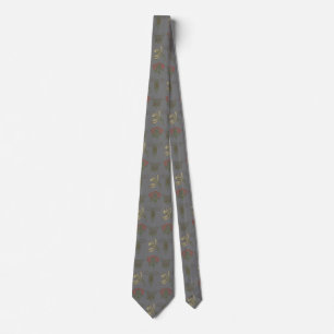 Vintage scientific flower diagrams coloured dark tie