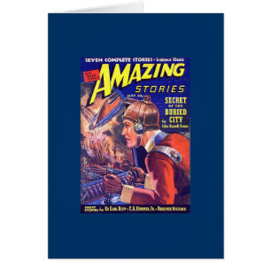 Vintage SciFi Comic Astounding Stories Buried City