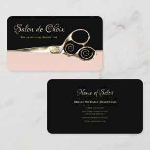 Vintage Scissors Hairstylist Salon Business Card