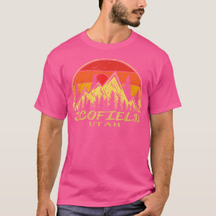 Vintage Scofield Utah Ut Mountains Hike Hiking Sou T-Shirt