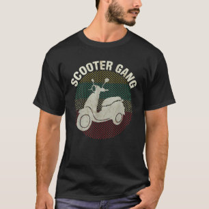Vintage Scooter Gang Funny Scooter Motorbikes Ride T-Shirt