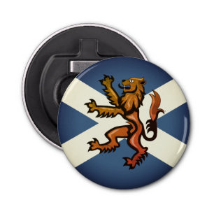 Vintage Scotland Party, Scottish Flag, Rampant Bottle Opener
