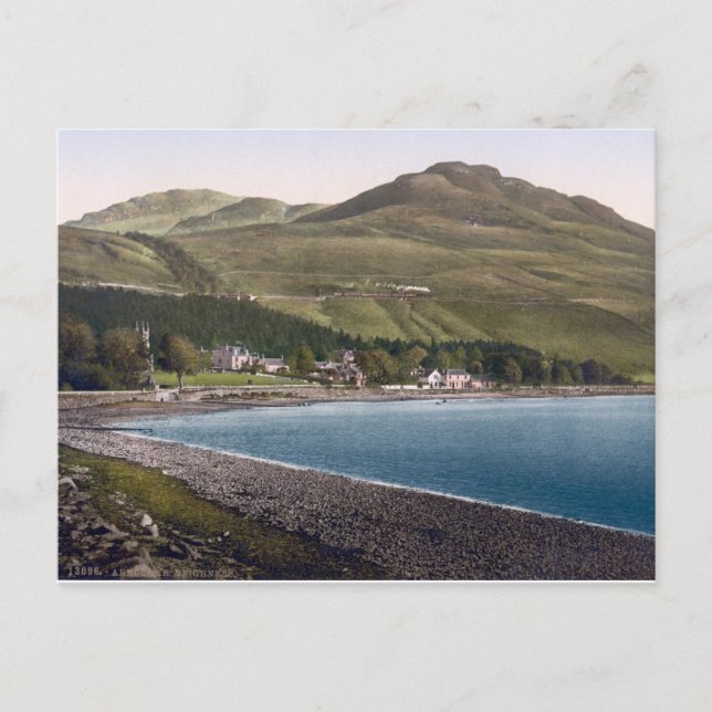 Vintage Scotland, Teighness coastline Postcard (Front)