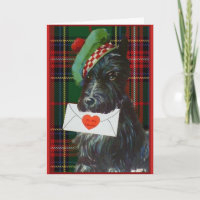 Vintage Scottie Dog Valentine,