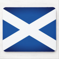 Vintage Scottish flag of Scotland mouse pad