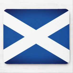 Vintage Scottish flag of Scotland mouse pad