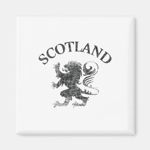 Vintage Scottish Lion Rampant Scotland Flag Rubgy  Magnet