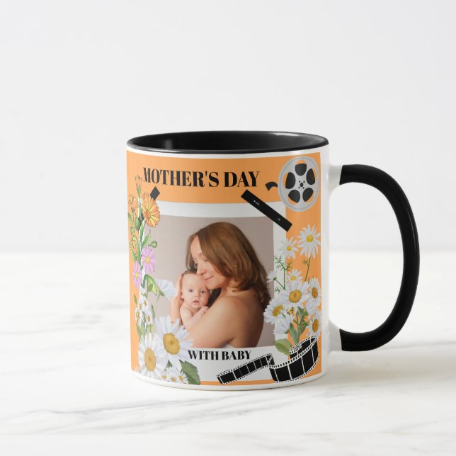 Vintage Scrapbook Mother’s Day  – With Baby Mug (Right)