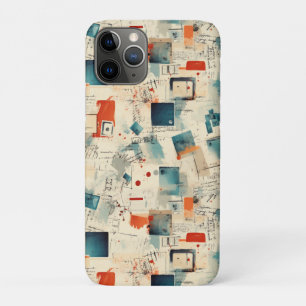 Vintage Scrapbook Pattern (3) iPhone 11 Pro Case
