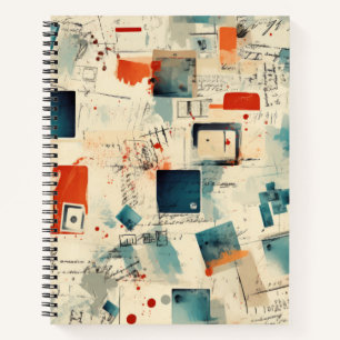 Vintage Scrapbook Pattern (3) Notebook