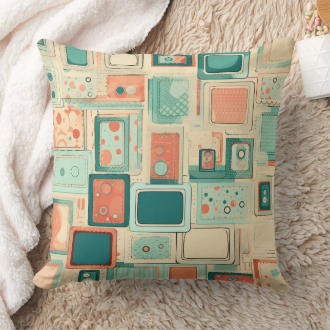 Vintage Scrapbook Pattern Cushion (Blanket)