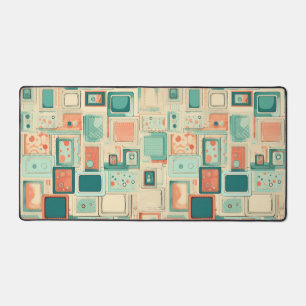 Vintage Scrapbook Pattern Desk Mat