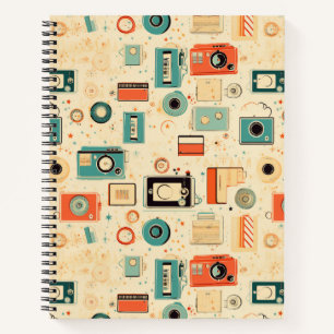 Vintage Scrapbook Pattern Notebook