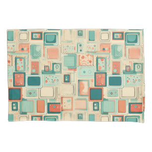 Vintage Scrapbook Pattern Pillowcase