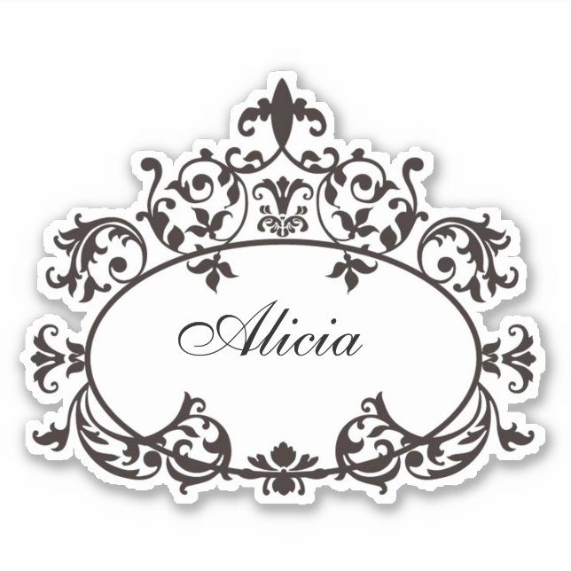 Vintage scrollwork frame (Front)