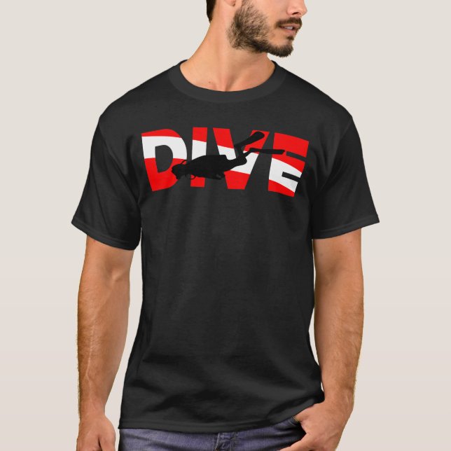 Vintage Scuba Dive Diving Gear Underwater Diver Do T-Shirt (Front)