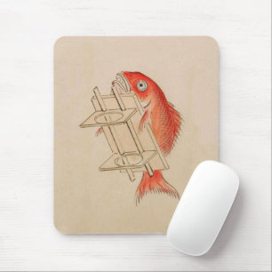 Vintage Sea Bream Yokai Mouse Mat