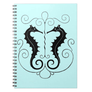 Vintage Sea Horses Notebook