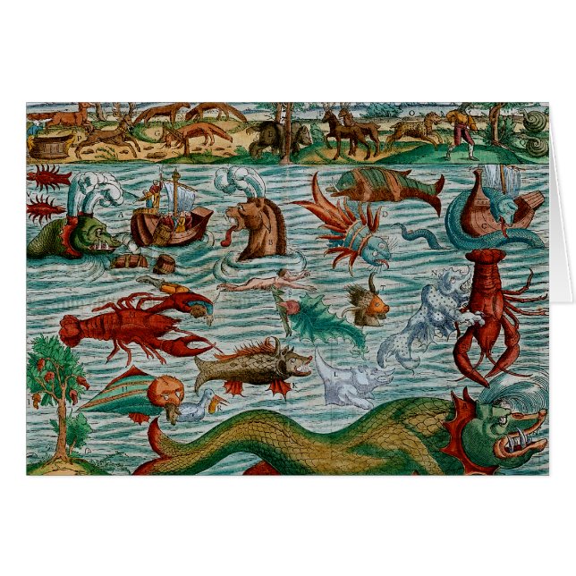 Vintage Sea Monsters (Front Horizontal)