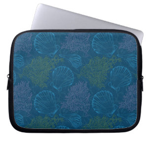 Vintage Sea Pattern Laptop Sleeve