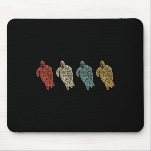 Vintage Sea Turtles Animal Environmental Gift Mouse Mat