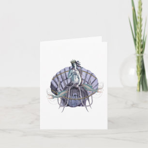 Vintage Sea Witch Collage Note Cards