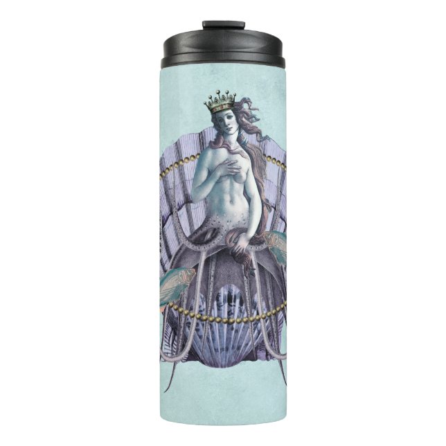 Vintage Sea Witch Collage  Thermal Tumbler (Front)