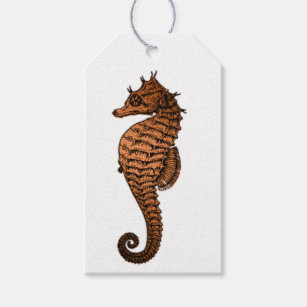Vintage Seahorse Gift Tags