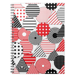 vintage seamless abstract background. Dotted and s Notebook