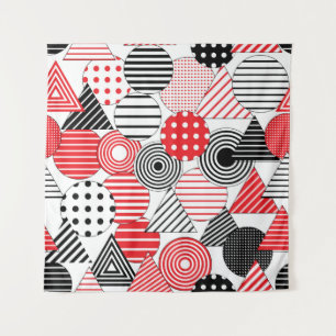 vintage seamless abstract background. Dotted and s Tapestry