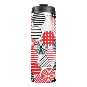 vintage seamless abstract background. Dotted and s Thermal Tumbler