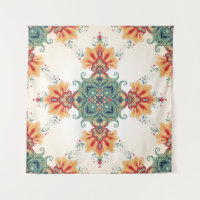 vintage seamless background. Beautiful floral orie