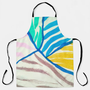 vintage seamless background with Exotic tropical b Apron