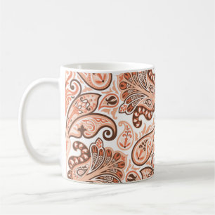 Vintage seamless colourful pattern in paisley styl coffee mug