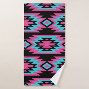 vintage seamless decorative ethnic pattern. Americ Bath Towel
