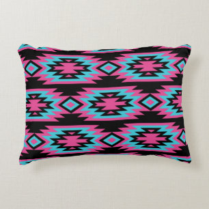 vintage seamless decorative ethnic pattern. Americ Cushion