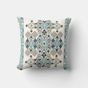 vintage seamless decorative ethnic pattern. Americ Cushion
