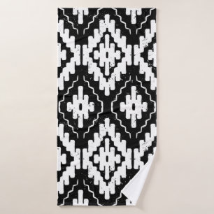 Vintage seamless ethnic pattern with american indi bath towel
