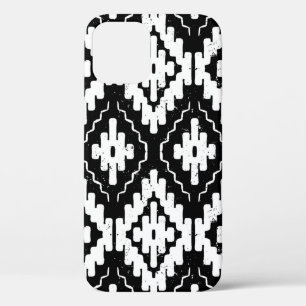 Vintage seamless ethnic pattern with american indi iPhone 12 case