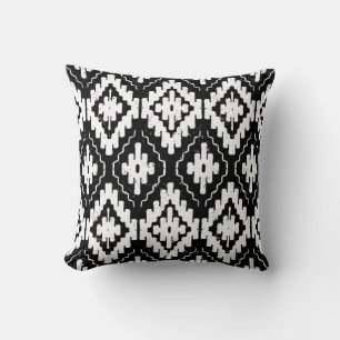Vintage seamless ethnic pattern with american indi cushion