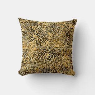 Vintage seamless ethnic spotted animal pattern. Bo Cushion