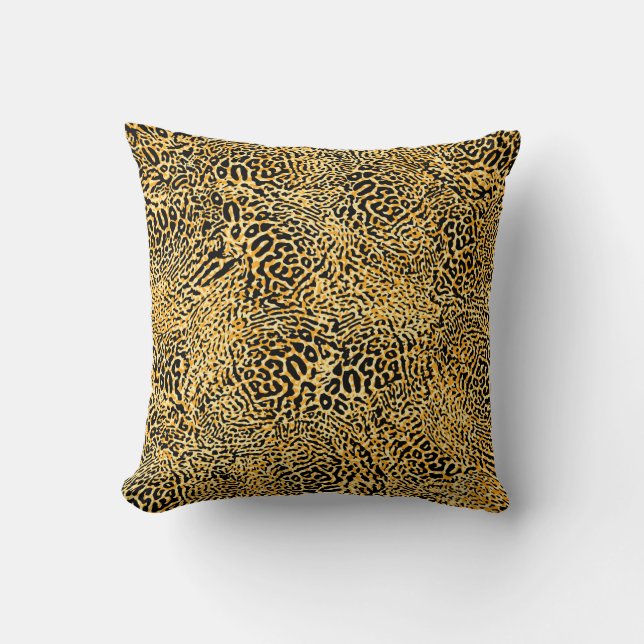 Vintage seamless ethnic spotted animal pattern. Bo Cushion (Front)