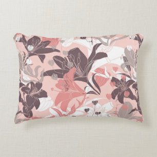 vintage seamless floral pattern. Curtain design. M Decorative Cushion