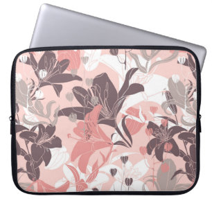 vintage seamless floral pattern. Curtain design. M Laptop Sleeve