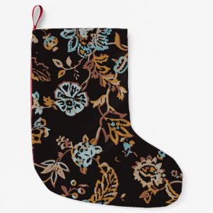 Vintage Seamless Floral Pattern. Hand Drawn Textur Small Christmas Stocking
