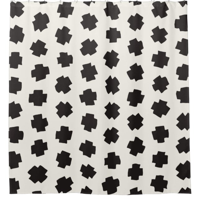Vintage Seamless Pattern. Abstract Background With Shower Curtain (Front)